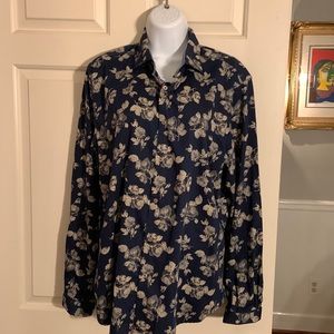 flower print Denim & Flowers  slim fit mens Large